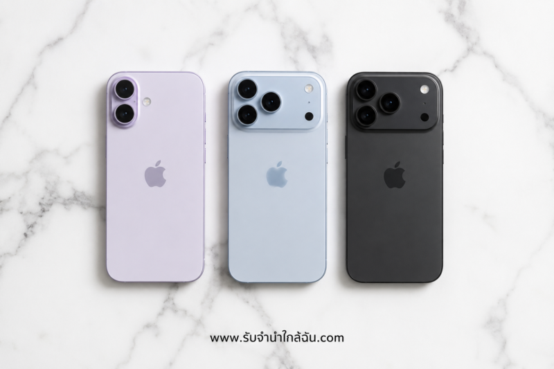 จำนำไอโฟน 17 ได้เท่าไหร่? รวมราคาประเมิน iPhone 17 ทุกรุ่น 1 ChatGPT Image May 23 2026 10 52 54 AM