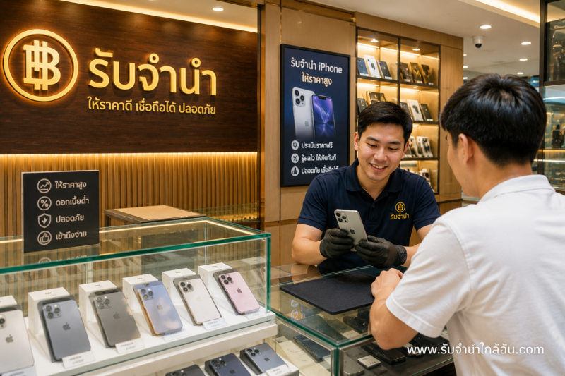 จำนำไอโฟน 17 ได้เท่าไหร่? รวมราคาประเมิน iPhone 17 ทุกรุ่น 5 ChatGPT Image May 23 2026 11 25 12 AM